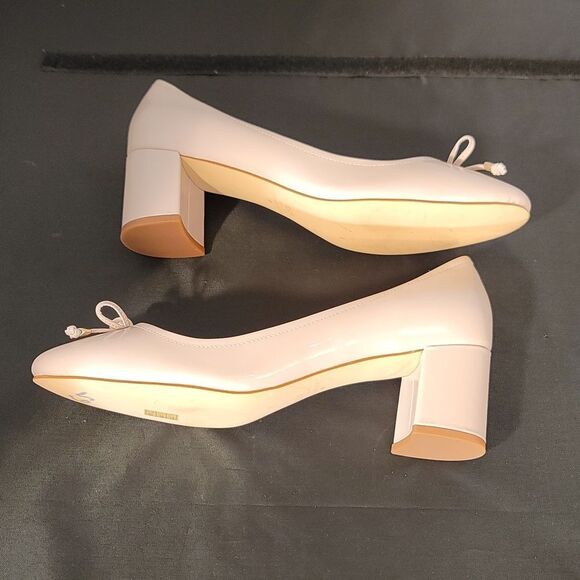 BRAND NEW KATE SPADE NEW YORK WOMEN'S BEV  BOW PATENT LEATHER BLOCK HEEL - Picture 10 of 13